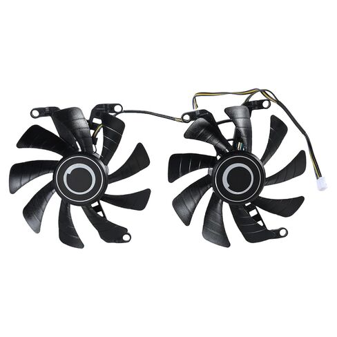 2Pcs 87mm RTX2060 Graphics Card Cooling VGA Fan T129015SU 4Pin 12V Coolers Fan for RTX2060 2070 Super GTX1660 in Saudi Arabia