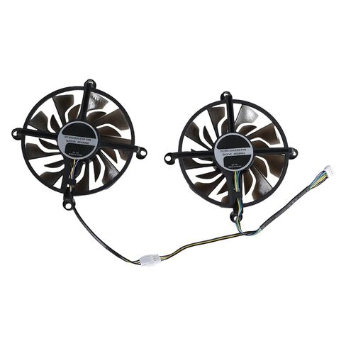 2 قطعة 86 مللي متر RTX2060 بطاقة الرسومات التبريد VGA مروحة 4Pin 12 فولت مبردات مروحة ل GTX1060 GTX960 GTX950 in Kuwait