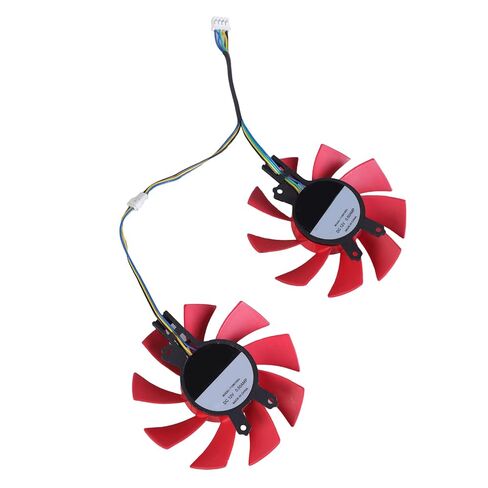 75mm GPU Cooling Fan High Efficiency T128015CU for RTX2060 GTX1660 1660Ti Graphics Card 4Pin Quiet Operating Video Card Fan in Saudi Arabia