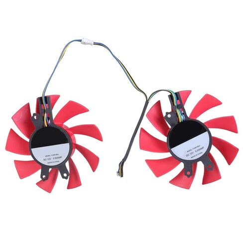 75mm GPU Cooling Fan High Efficiency T128015CU for RTX2060 GTX1660 1660Ti Graphics Card 4Pin Quiet Operating Video Card Fan in Saudi Arabia