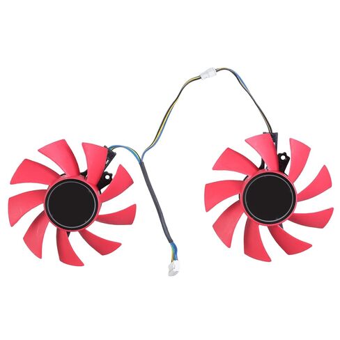 75mm GPU Cooling Fan High Efficiency T128015CU for RTX2060 GTX1660 1660Ti Graphics Card 4Pin Quiet Operating Video Card Fan in Saudi Arabia