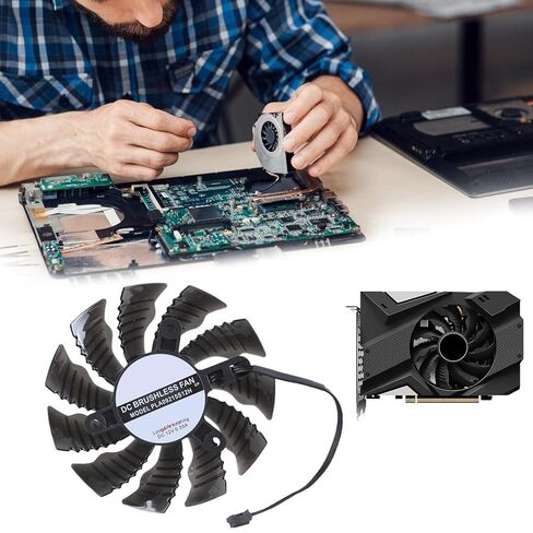 82 مللي متر 3Pin 12 فولت مروحة التبريد استبدال جزء ل GTX1650 سوبر ITX بطاقة الرسومات مروحة التبريد إدارة الملحقات أجهزة الكمبيوتر التبريد in Saudi Arabia