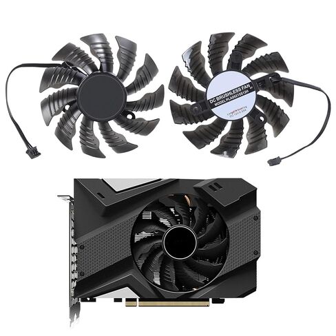 82 مللي متر 3Pin 12 فولت مروحة التبريد استبدال جزء ل GTX1650 سوبر ITX بطاقة الرسومات مروحة التبريد إدارة الملحقات أجهزة الكمبيوتر التبريد in Saudi Arabia