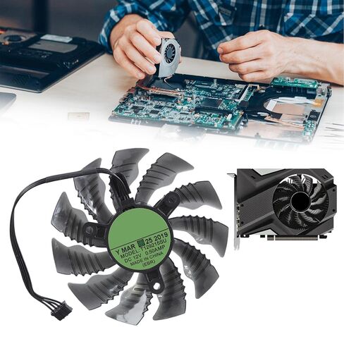 88 مللي متر 4Pin PLA09215S12H GPU مروحة ل GTX1660 RTX2070 2060 ITX OC 6G بطاقة الرسومات استبدال مروحة بطاقة الرسومات مروحة التبريد in Saudi Arabia