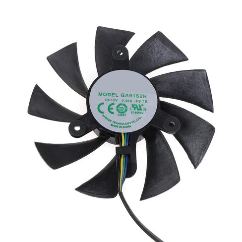 GA92A2H 87mm مروحة تبريد بديلة لـ 2070 Super 8GB ZT-T20710E-10M بطاقة فيديو الرسومات بطاقة الرسومات مروحة تبريد in Kuwait