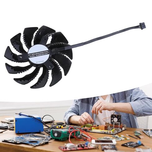 Quiet 4Pin Graphics Card Fan for GTX1080 Graphics Card Radiator for Gamers and Designers Reliabled Cooling PLD09210S12HH GPU Fan in Kuwait