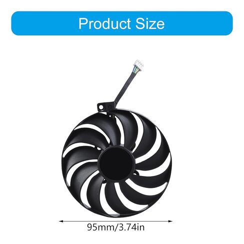 4pin DC12V GPU Cooling Fan 95MM FDC10U12S9-C for GTX1650 1660 Graphics Cards Consistent Temperature Control Efficient Heat Dissipation in Saudi Arabia