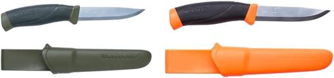 Morakniv Companion Carbon Steel Fixed-Blade Knife with Sheath, 4.1 Inch, Military Green in Saudi Arabia