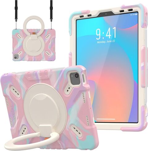Pepkoo Kids Case for iPad Air5/4th & iPad Pro11 1-4th,Heavy Duty Shockproof in Kuwait