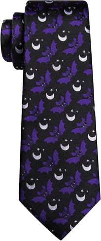 Barry.Wang Man Tie Sets Skull Ties Animal Extra Long Necktie Silk Woven Handkerchief Cufflinks Festival Party Gift in Saudi Arabia