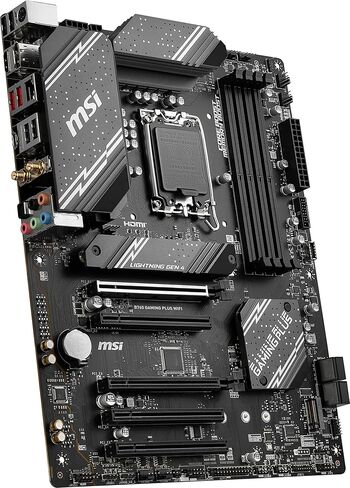 MSI B760 Gaming Plus WiFi Gaming Motherboard (Supports 12th/13th Gen Intel Processors, LGA 1700, DDR5, PCIe 4.0, M.2, 2.5Gbps LAN, USB 3.2 Gen2, Wi-Fi 6E, ATX) (Renewed) in Saudi Arabia