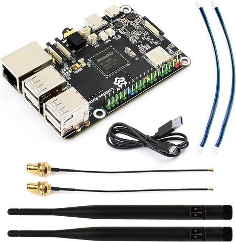 لوحة تطوير Linux Aura عالية الأداء من Luckfox، معالج Rockchip RV1126B رباعي النواة بسرعة 1.6 جيجا هرتز، 3 أعلى قوة حوسبة، تشفير وفك تشفير 4K، ذاكرة الوصول العشوائي 4 جيجا، فلاش eMMC 0 جيجا @XYGStudy (Luckfox-Aura-04000) in Kuwait