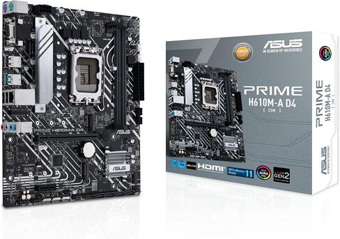 اللوحة الأم ASUS Prime H610M-A D4-CSM LGA 1700 Micro ATX DDR4 in Saudi Arabia