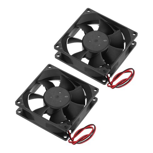 MECCANIXITY 2 Pcs DC12V Brushless Cooling Fan 0.24A 80x80x25mm 2Pin 2Wire High Speed Quiet for 3D Printer Computer Case Video Equipment DIY Ventilation Project 1500-2200RPM in Saudi Arabia