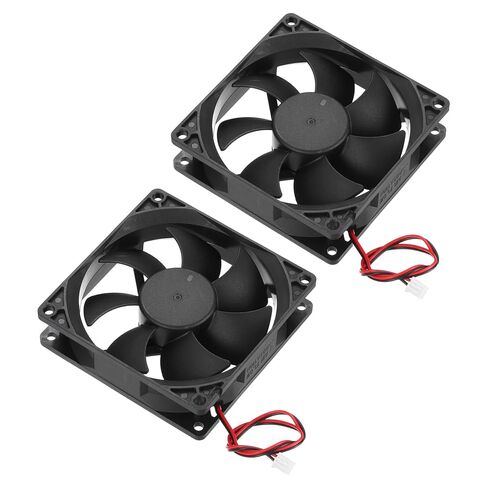 MECCANIXITY 2 Pcs DC12V Brushless Cooling Fan 0.24A 80x80x25mm 2Pin 2Wire High Speed Quiet for 3D Printer Computer Case Video Equipment DIY Ventilation Project 1500-2200RPM in Saudi Arabia