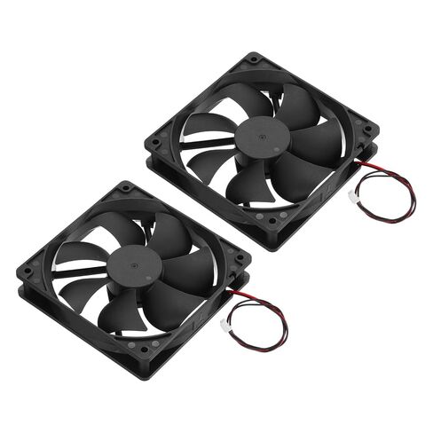MECCANIXITY 2 Pcs DC12V Brushless Cooling Fan 0.24A 80x80x25mm 2Pin 2Wire High Speed Quiet for 3D Printer Computer Case Video Equipment DIY Ventilation Project 1500-2200RPM in Saudi Arabia