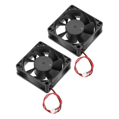 MECCANIXITY 2 Pcs DC12V Brushless Cooling Fan 0.24A 80x80x25mm 2Pin 2Wire High Speed Quiet for 3D Printer Computer Case Video Equipment DIY Ventilation Project 1500-2200RPM in Saudi Arabia