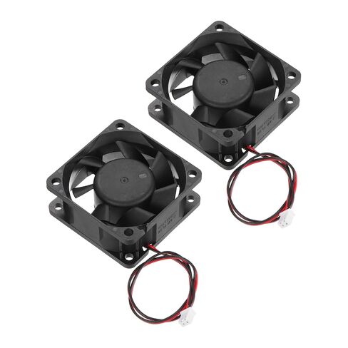 MECCANIXITY 2 Pcs DC12V Brushless Cooling Fan 0.24A 80x80x25mm 2Pin 2Wire High Speed Quiet for 3D Printer Computer Case Video Equipment DIY Ventilation Project 1500-2200RPM in Saudi Arabia