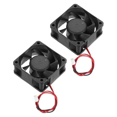 MECCANIXITY 2 Pcs DC12V Brushless Cooling Fan 0.24A 80x80x25mm 2Pin 2Wire High Speed Quiet for 3D Printer Computer Case Video Equipment DIY Ventilation Project 1500-2200RPM in Saudi Arabia
