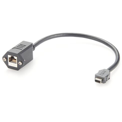 IX Industrial IX40G-A-10S-CV(7.0) كابل إيثرنت RJ45 Cat6A IX تجميعات كابل إيثرنت جيجابت RJ45 أنثى إلى IX كابل محمي بمفتاح SFTP لرؤية آلة PoE روبوتية للكاميرا الصناعية (0.3 متر) in Kuwait