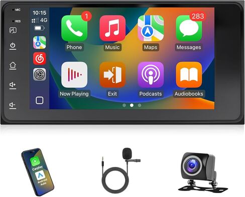 Leadfan Android Car Radio for Toyota 4Runner 2003-2009 Tundra 2003-2006 Sequoia 2003-2007 Stereo with Wireless CarPlay &Android Auto, 7inch IPS Touch Screen with GPS Navgation Backup Camera in Saudi Arabia