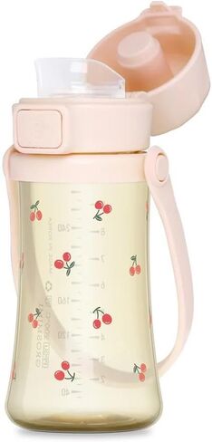GROSMIMI Slow Flow Toddler Tumbler Water Bottle BPA Free 10 oz. (PPSU, Bear) in Saudi Arabia