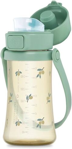 GROSMIMI Slow Flow Toddler Tumbler Water Bottle BPA Free 10 oz. (PPSU, Bear) in Saudi Arabia