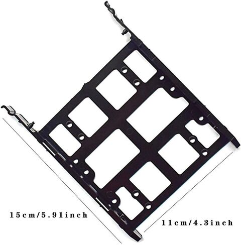 حامل تثبيت القرص الصلب المحمول SSD خفيف من Zopsc لمحرك الأقراص الصلبة SSD، مجموعة أدوات سحب السكك الحديدية مقاس 3.5 بوصة، تركيب بسيط، مادة بلاستيكية in Saudi Arabia