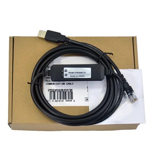 VW3M8131 كابل تشغيل مؤازر متوافق مع LXM23 AU DU كابل برمجة تشغيل كابل الاتصالات تنزيل كابل كابل بيانات عادي 3 أمتار in Kuwait