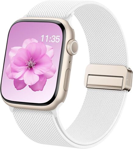 Stretchy Loop Sport Band Compatible with Apple Watch Bands 40mm 46mm 44mm 49mm 45mm 38mm 41mm 42mm for Women Men, Adjustable Magnetic Clasp Strap for iWatch Ultra, Se, Series 11 10 9 8 7 6 5 4 3 2 1 in Saudi Arabia
