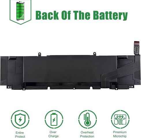 XG4K6 CPX-F8CPG Laptop Battery Replacement for XPS 9700 9710 9720 9730 Precision 5750 5760 5770 Series Notebook 001RR3 01RR3 0F8CPG F8CPG Black 11.4V 97Wh 8071mAh in Kuwait