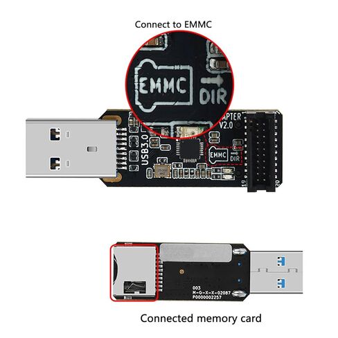 MKS EMMC USB3.0 Adapter, High Speed EMMC Adapter V2 for Micro Storage TF Memory Card in Kuwait