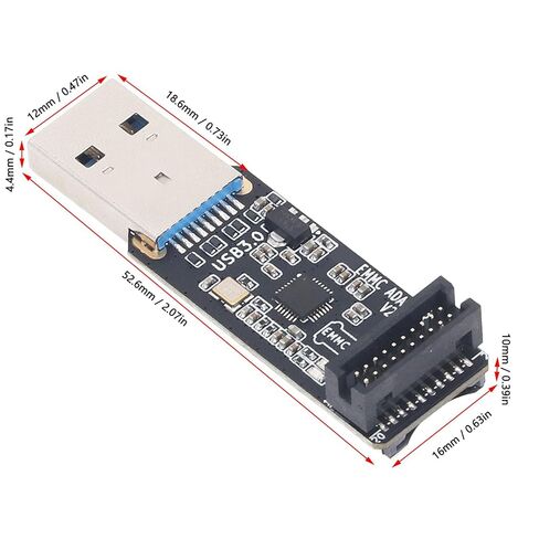 MKS EMMC USB3.0 Adapter, High Speed EMMC Adapter V2 for Micro Storage TF Memory Card in Kuwait