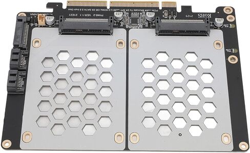 محول ديسكو مزدوج عالي الثبات SUNGOOYUE U.2 لمحرك PCIE4.0 Dual SSD U.2، 5 بوصات لتجربة مستخدم محسنة in Kuwait