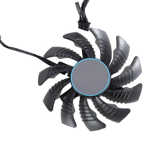 75MM T128010SU Cooling Fan Graphics Card Cooling Radiator for RX6700XT 6600XT Video Card Fan Stability Desktop Graphics Card Fan in Saudi Arabia
