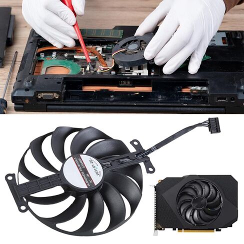 95mm 4Pin Video Card Fan Graphics Cooling Graphics Radiators Installation for GTX1650 1630 GDDR6 4GB FDC10U12 Graphics Card Coolers in Saudi Arabia