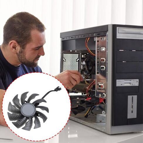 82MM T129215SU Essential Cooling Fan T129215SU for RTX3070ti 3080 3090 Graphics Cards Offering Superior Heat Regulation Video Card Fan Replacement in Saudi Arabia
