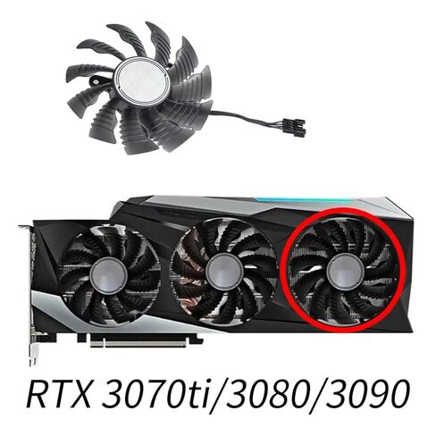 82MM T129215SU Essential Cooling Fan T129215SU for RTX3070ti 3080 3090 Graphics Cards Offering Superior Heat Regulation Video Card Fan Replacement in Saudi Arabia