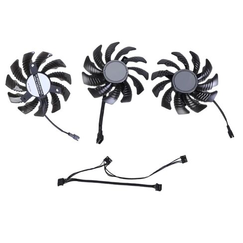 GPU Fan PLD08010S12HH for RTX3050 3060 3060TI Graphics Cards Enhances Cooling 4Pin VGA Cooling Fan 3PCS/Set Graphics Card Fan in Saudi Arabia