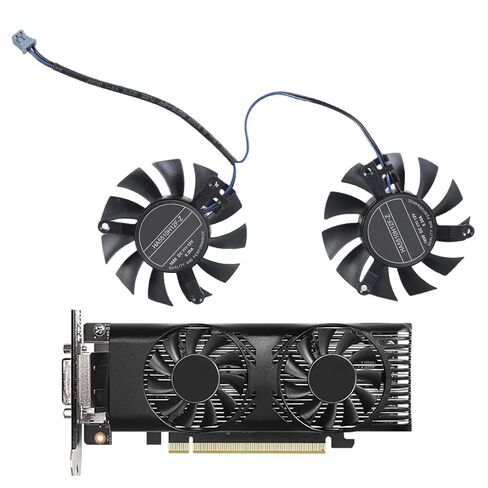 1 زوج HA5510H12FZ 12 فولت 0.3A بطاقة الرسومات التبريد VGA مبردات مروحة 2Pin ل 1650 4 جيجابايت OC بطاقة الرسومات مروحة التبريد in Saudi Arabia