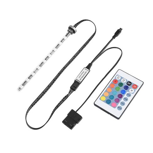 17cm Water Cooling LED Light, Cylindrical Water Cooling Light RGB Color Computer Reservoir LED Lamp LED Tube Lamp Lighting with Remote Controller in Saudi Arabia