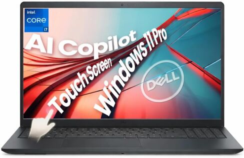 لاب توب ديل انسبايرون 15.6 بوصة فل اتش دي، انتل كور i7-1355U، ذاكرة الوصول العشوائي 32 جيجا، 1 تيرابايت اس اس دي، ويندوز 11 برو، لوحة مفاتيح بإضاءة خلفية، قارئ بصمات الأصابع، كوبيلوت ايه اي in Kuwait