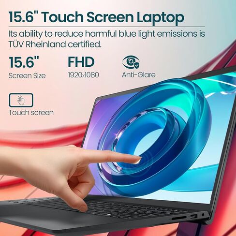 لاب توب ديل انسبايرون 15.6 بوصة فل اتش دي، انتل كور i7-1355U، ذاكرة الوصول العشوائي 32 جيجا، 1 تيرابايت اس اس دي، ويندوز 11 برو، لوحة مفاتيح بإضاءة خلفية، قارئ بصمات الأصابع، كوبيلوت ايه اي in Kuwait