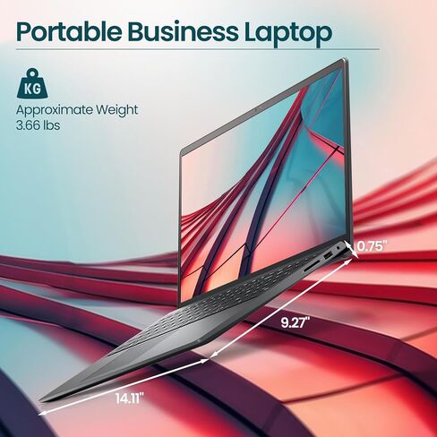 لاب توب ديل انسبايرون 15.6 بوصة فل اتش دي، انتل كور i7-1355U، ذاكرة الوصول العشوائي 32 جيجا، 1 تيرابايت اس اس دي، ويندوز 11 برو، لوحة مفاتيح بإضاءة خلفية، قارئ بصمات الأصابع، كوبيلوت ايه اي in Kuwait