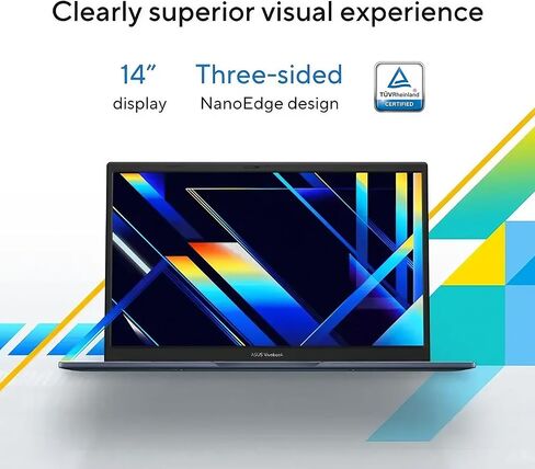 كمبيوتر محمول للأعمال ASUS VivoBook 14 | 14 بوصة FHD مضادة للتوهج | Intel Hexa-Core i3-1215U (>i7-1165G7) | 16 جيجابايت DDR4 512 جيجابايت SSD | كاميرا خصوصية من النوع C SonicMaster Win11 أزرق مع ملحق DLCA in Kuwait