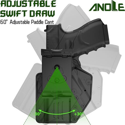 Universal Holster for Most Popular Full Size and Compact Pistols, Fit Glock | S&W | Sig Sauer | Ruger | Taurus | Beretta | CZ | Walther | Browning | Colt | H&K | Bersa | Canik Gun, Right Hand in Saudi Arabia