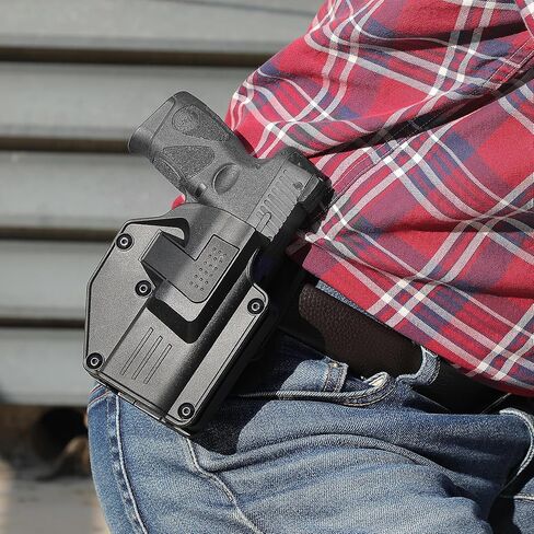 Universal Holster for Most Popular Full Size and Compact Pistols, Fit Glock | S&W | Sig Sauer | Ruger | Taurus | Beretta | CZ | Walther | Browning | Colt | H&K | Bersa | Canik Gun, Right Hand in Saudi Arabia