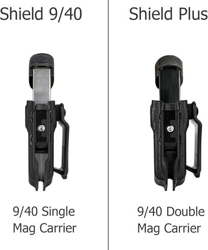 IWB TLR-6 Holster Right Hand Fits S&W M&P Shield/Shield Plus M2.0 9mm/.40 3.1" w/TLR-6/HL Pistol Holster & Universal 9/.40 Double/Single Stack Mag Carrier (Stream Light TLR-6/HL Must be Attached) in Saudi Arabia