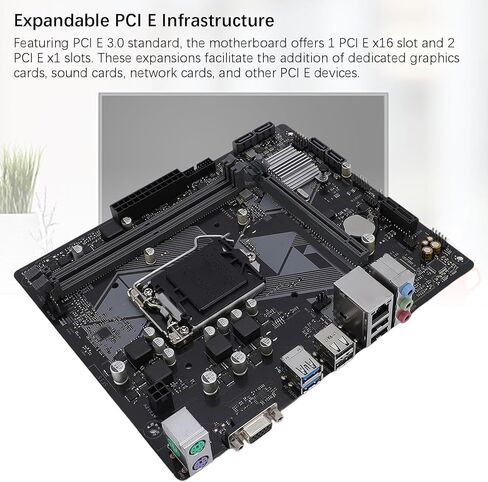 اللوحة الأم fosa H310M F R2.0، اللوحة الأم للكمبيوتر المكتبي M ATX DDR4، تدعم LGA 1151 الجيل التاسع الثامن Core Pentium Gold Celeron 14nm CPU مع مخرجات DVI VGA in Saudi Arabia