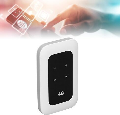 4G LTE Mobile Hotspot, Mobile Wi Fi Router, 150Mbps High Speed, Support 10 Users Connections, Portable 2100mAh 4G Wi Fi Hotspot for Laptop Car Travel Camping in Saudi Arabia